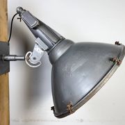 Large Vintage Industrial Aluminium Factory Wall Spotlight, 1970s