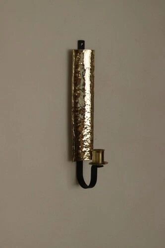 Single Swedish Mixed Metal Sconce
