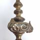 Pair of gilded bronze candle holders