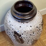 Vase "fat lava" Scheurich West Germany XXL, baluster shape, 51 cm