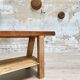 Solid wood workbench