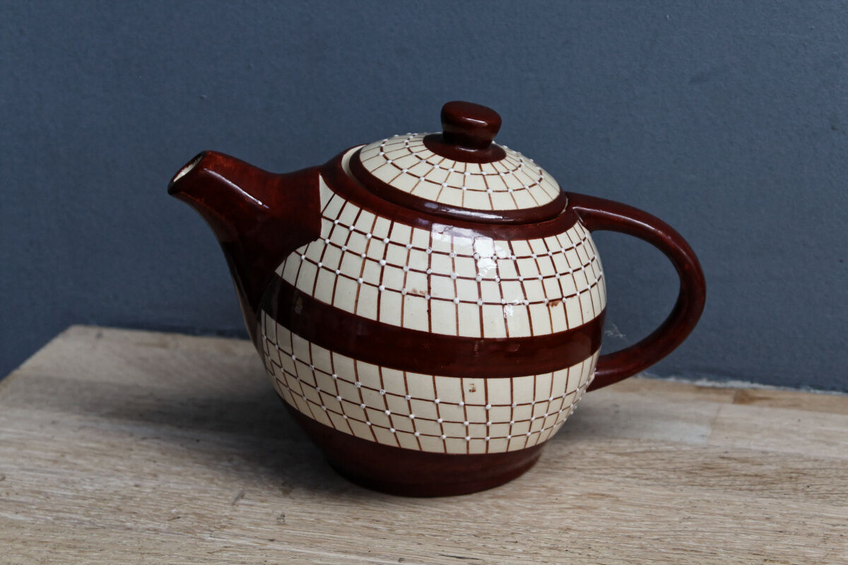 Tea service, coffee, faience de Longchamp, 50s