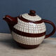 Tea service, coffee, faience de Longchamp, 50s