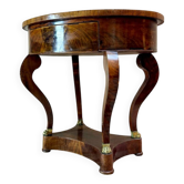 Gueridon, Mahogany Coffee Table from the Empire Period, 19th Century