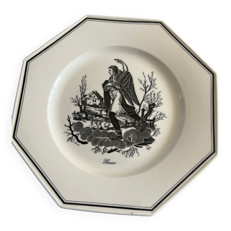 4 assiettes villeroy et bosh