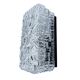Vintage Brutalist Glass Sconce