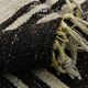 5x9 Cream & Brown Striped Handmade Vintage Kilim Rug, 147x264Cm
