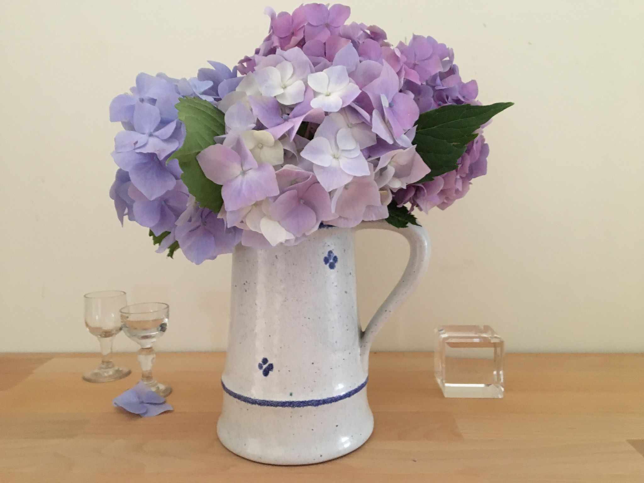 Vintage Pitcher Vase in Ceramic