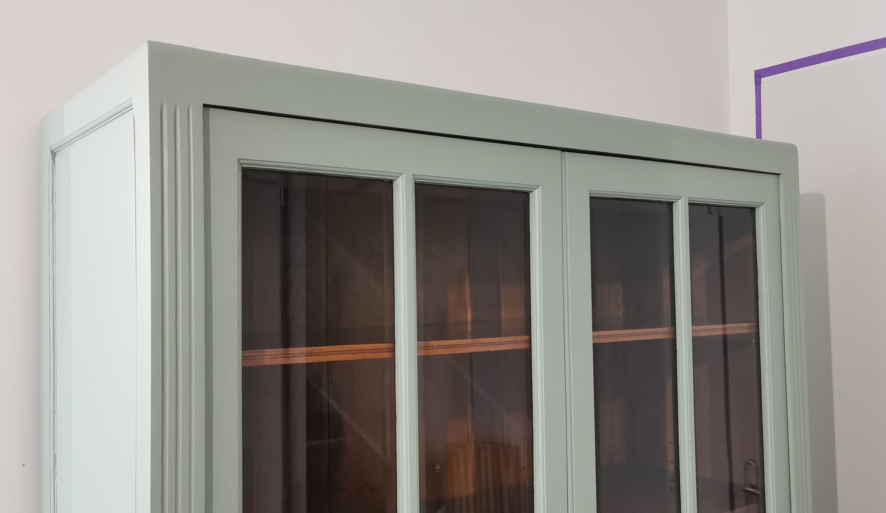 Parisian glass cabinet