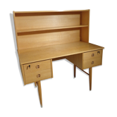 Bureau années 60 avec étagère