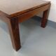Table basse rectangulaire vintage en orme et loupe d’orme des années 70