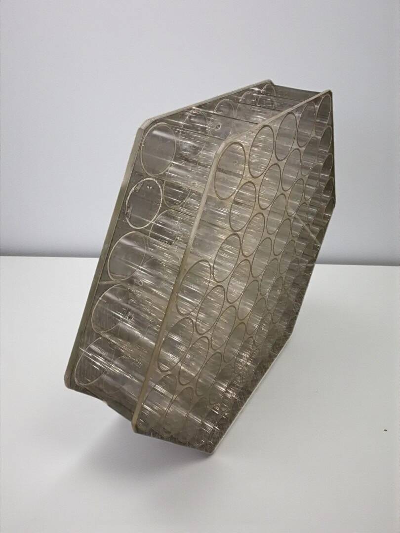 Decorative glass element or coffee table