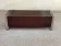 Low design TV unit XXL Dark wood wenge & chrome metal 120cm