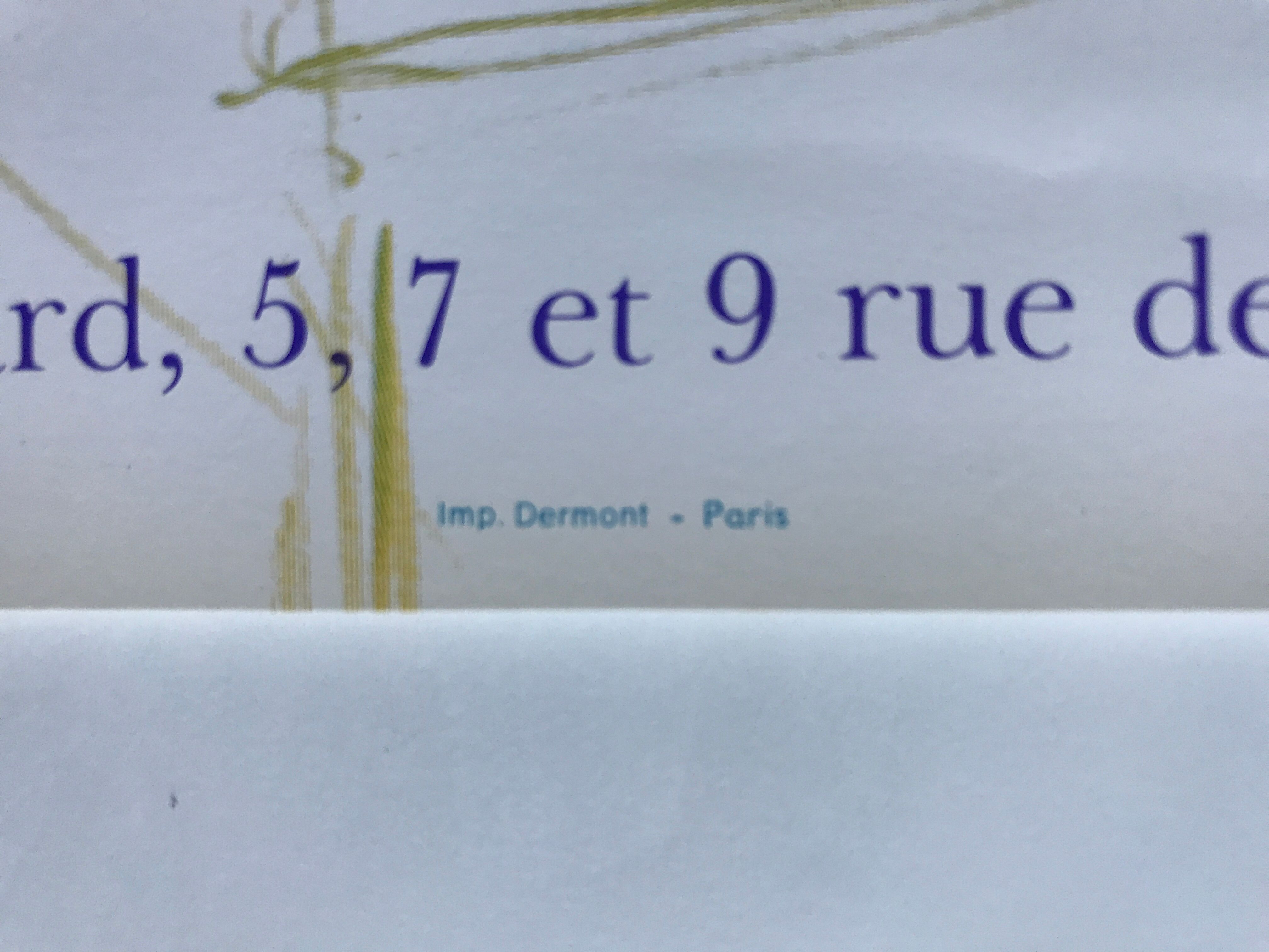 David hockney, galerie claude bernard, 1975. original exhibition poster