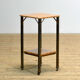 French marble and brass side table, circa 1920