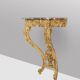 Louis XV period carved and gilded wooden console. Circa 1880.