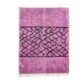 Modern Moroccan carpet pink 180x150cm