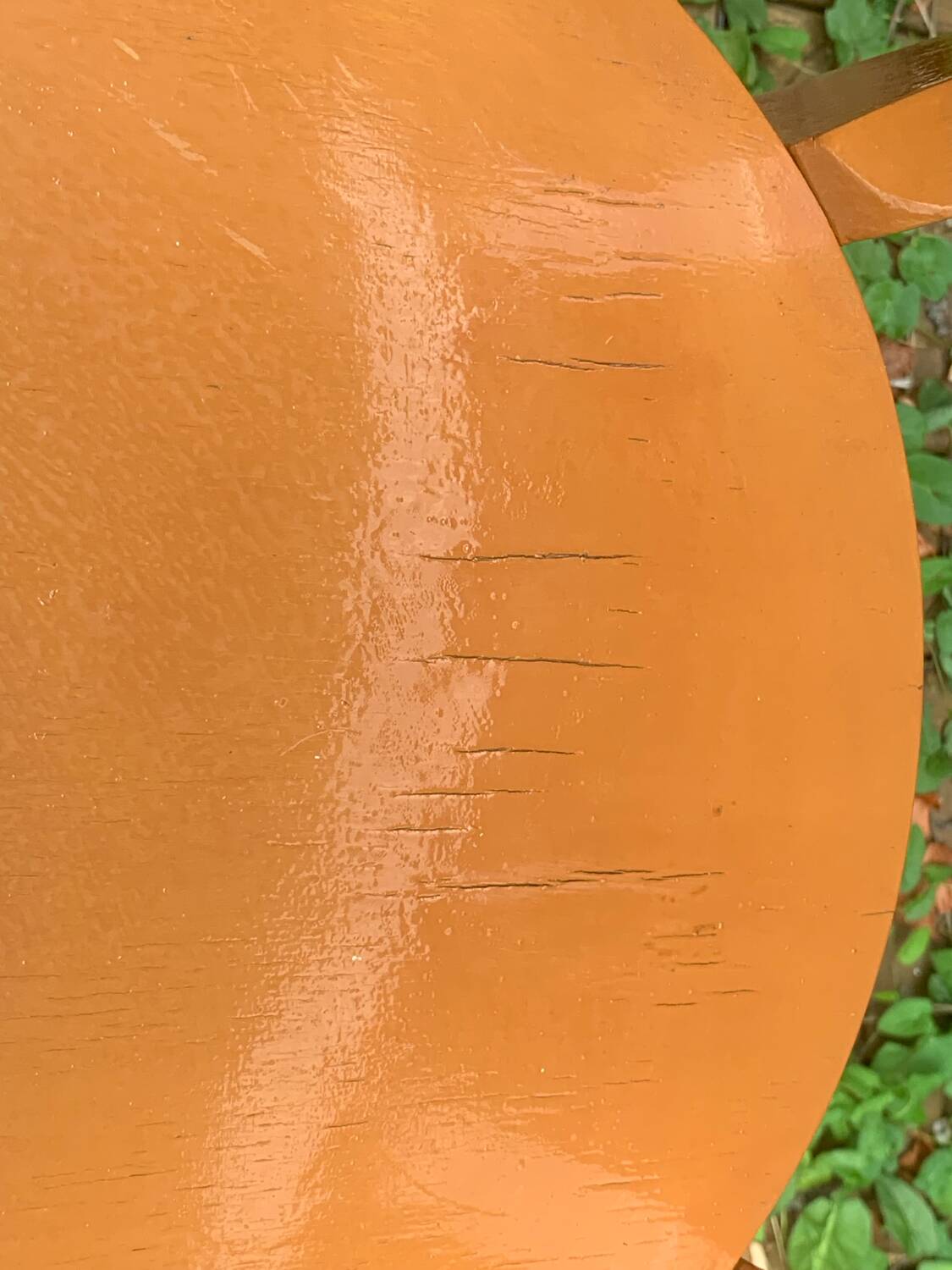 Pair of caramel bistro chairs 1950