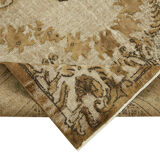 Hand-knotted vintage oriental 1980s 174 x 292 cm brown rug