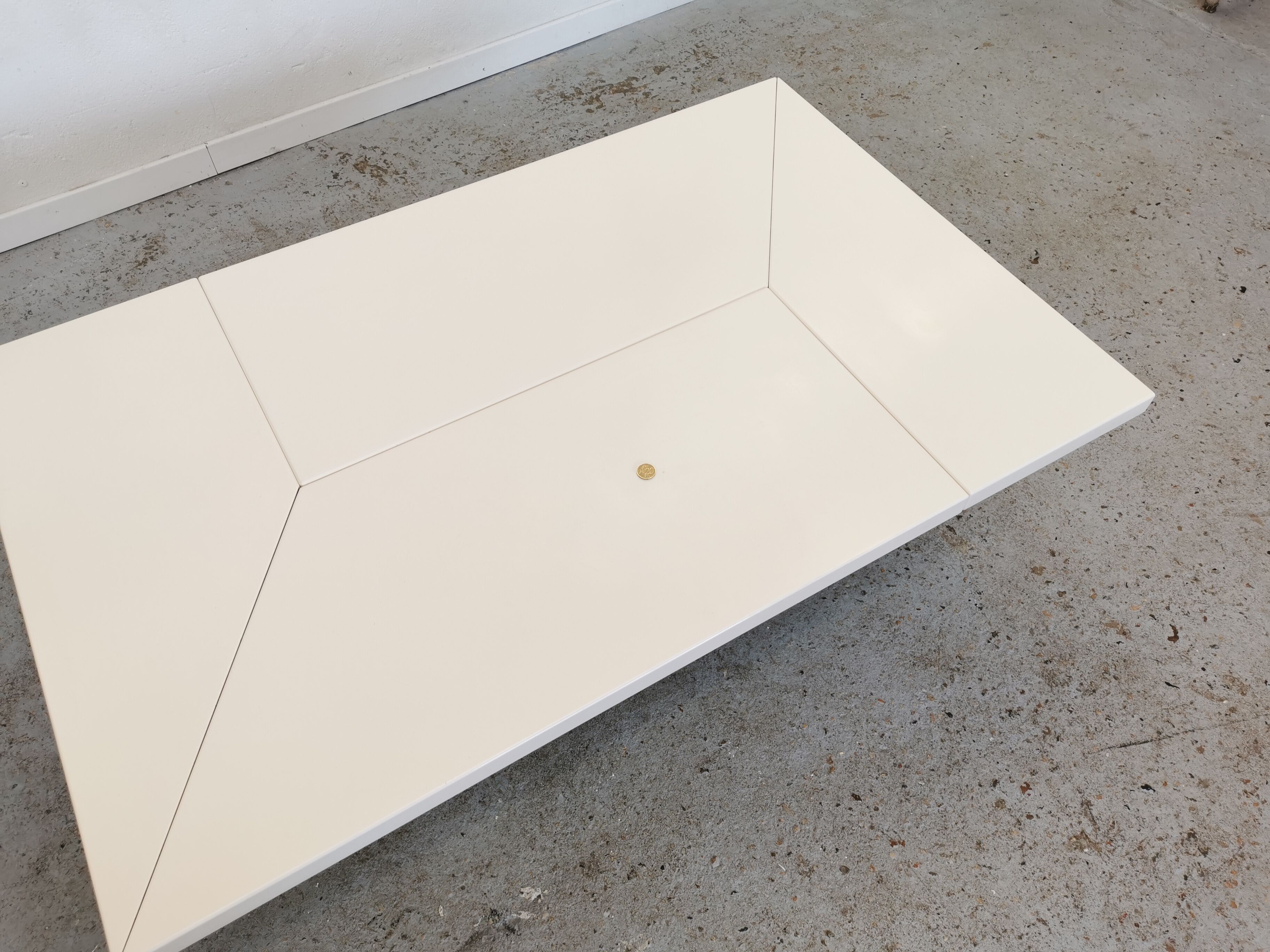 Table basse bar vintage Roches Bobois design Paul Michel 1970