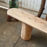 Pair of vintage farm bench