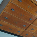 Large dutch oak apothecary cabinet, 1930s