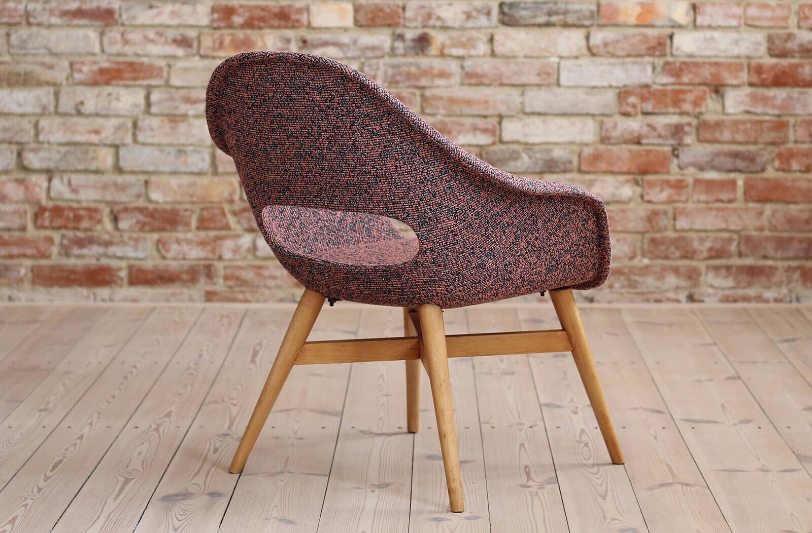 Set of 2 Lounge Chairs designed by Miroslav Navrátil, 1950s, Czech Republic