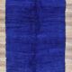Blue Majorelle wool rug 240/150cm