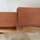 Headboard – console – sideboard – art deco – 2 doors – 2 niches in solid walnut e