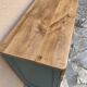 Buffet base Mado renovated green Galane and wood