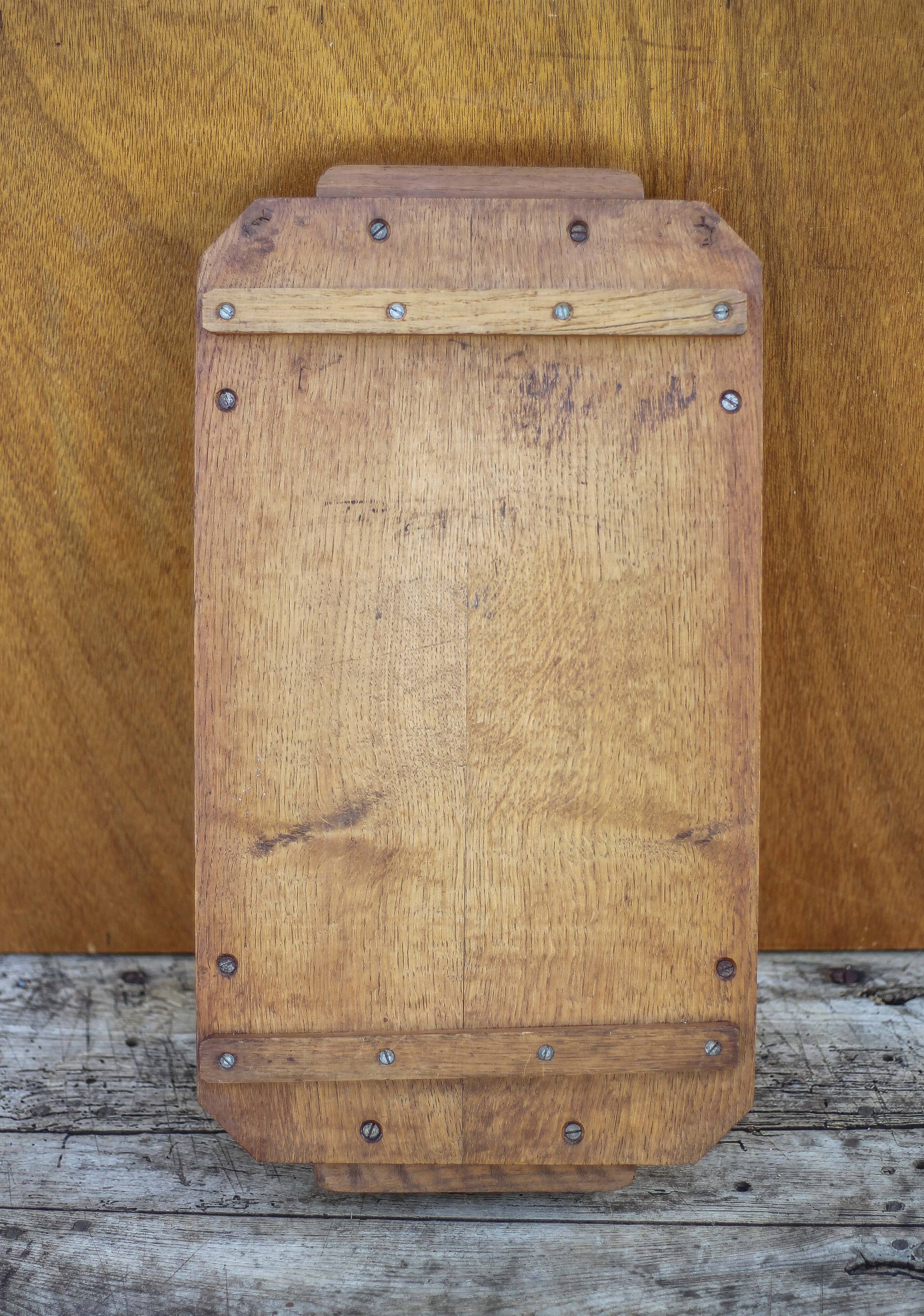 Vintage art deco wooden tray, centerpiece, serving tray