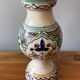 Vintage enameled earthenware vase from Morocco