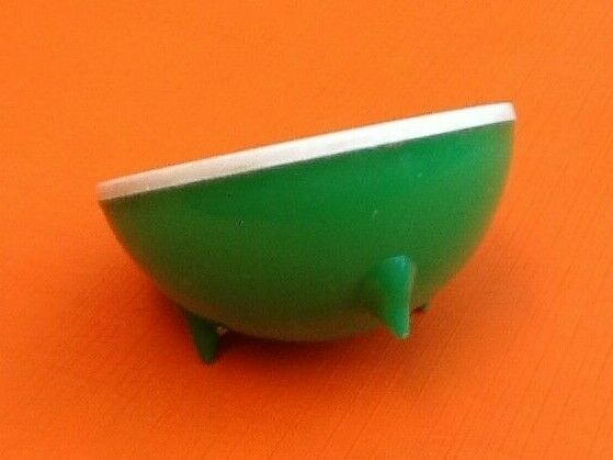 Lot of 3 vintage coquetiers shape "saucer" 60s