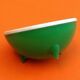 Lot of 3 vintage coquetiers shape "saucer" 60s
