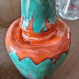 Vase Vallauris signed Malou