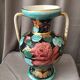 Vase amphore monaco a decor floral