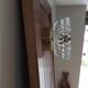 Vintage wall sconce moulded glass