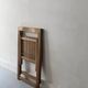 Chaise pliante en bois par Aldo Jacober, design 1960/1970