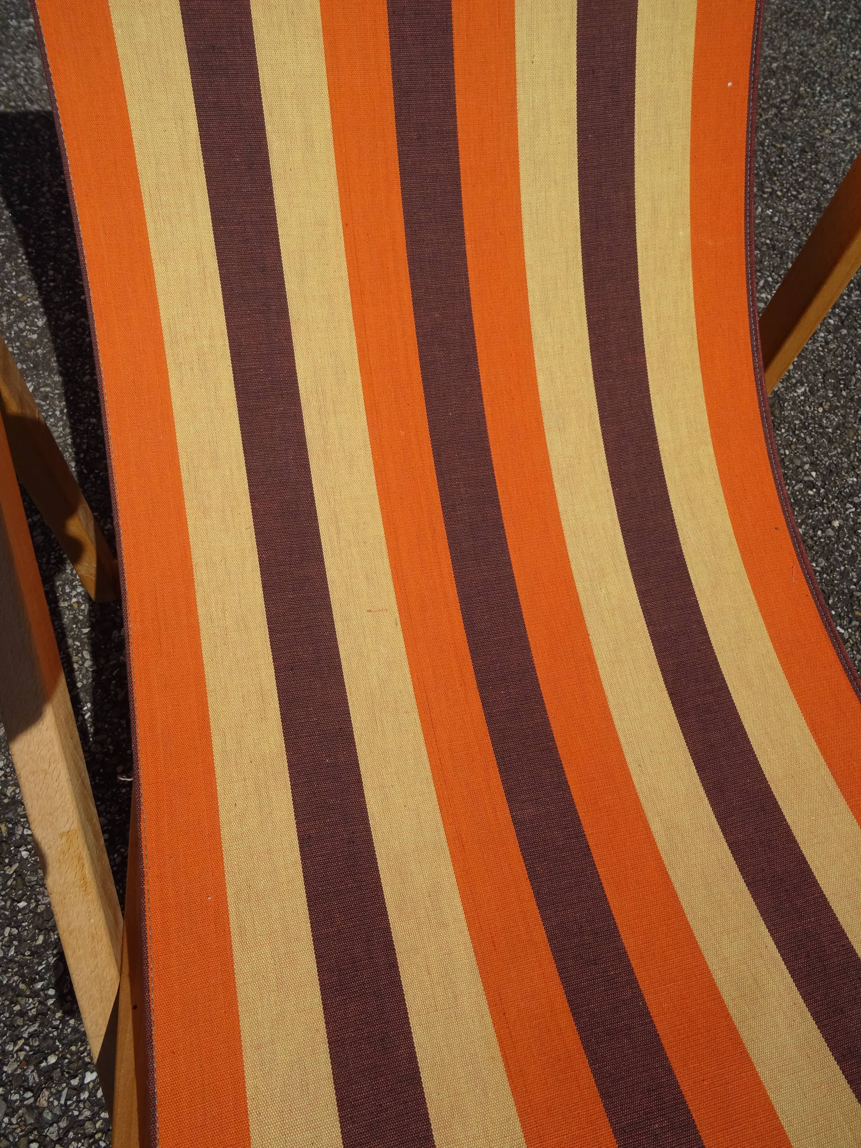 Vintage garden deck chair