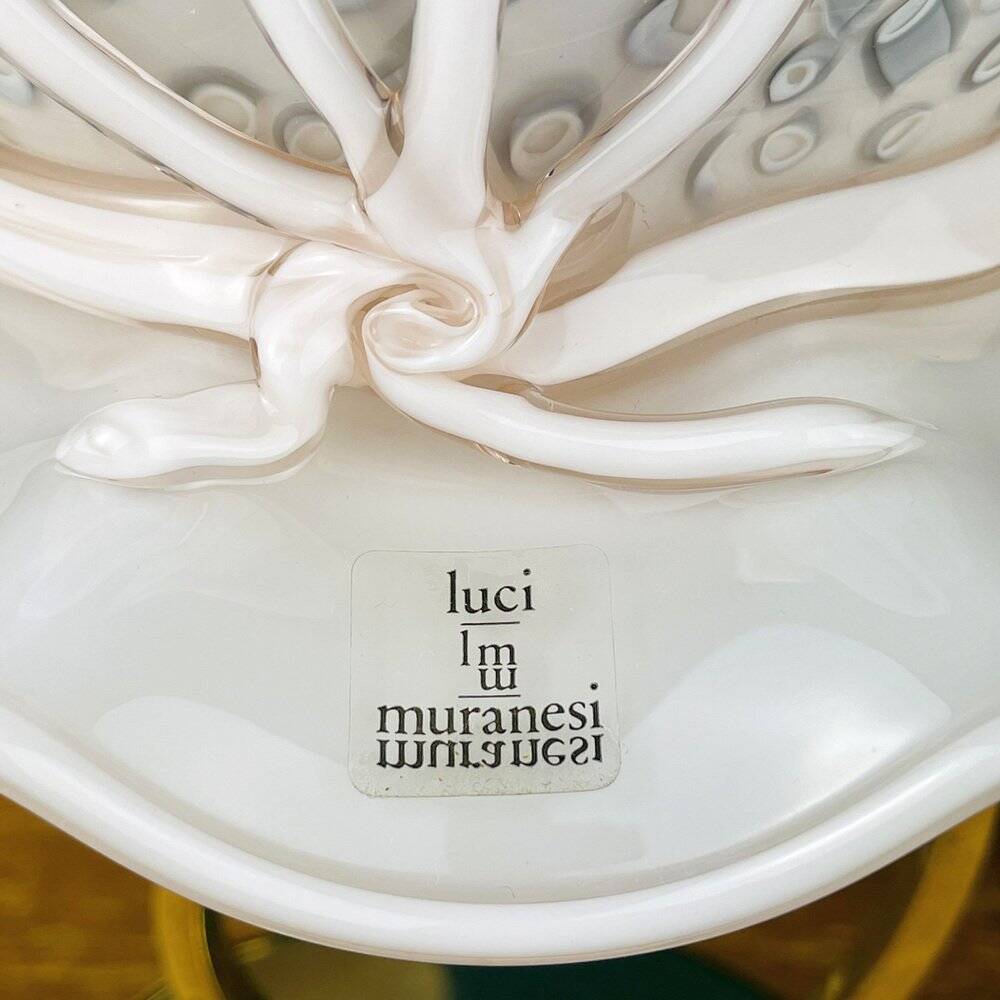 Italian Murano glass table lamps in pink, 1980s, set of 2.