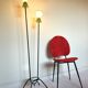Paire de chaises vinyle années 60