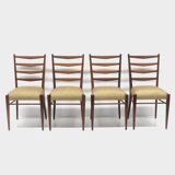 Set of four mid century dining chairs model SB09 by Cees Braakman, Pastoe