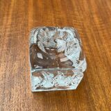 Mid-century glass candlestick by Kurt Wokan for Ingrid Glas, Germany, 1960s.