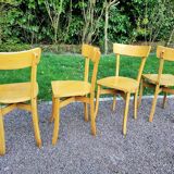 Set of 4 vintage bistro chairs