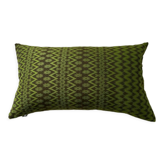 Coussin Kachin vert olive 30x50