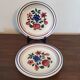 Lot of 3 vintage K & G Lunéville plates