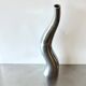 Xxl “tentacule” vase / cast aluminum – 1980s