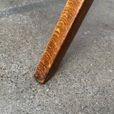 Mid-century wooden folding chair set with Viennese wicker seats, 1960s.