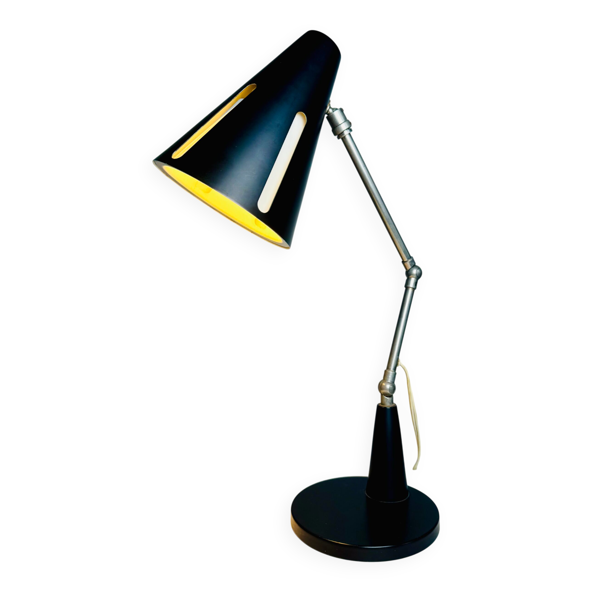 Sun Series (Zonneserie) Desk Lamp By H. Busquet For Hala Zeist, The Netherlands 1950S