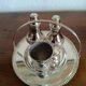 Silver-plated boiled egg set